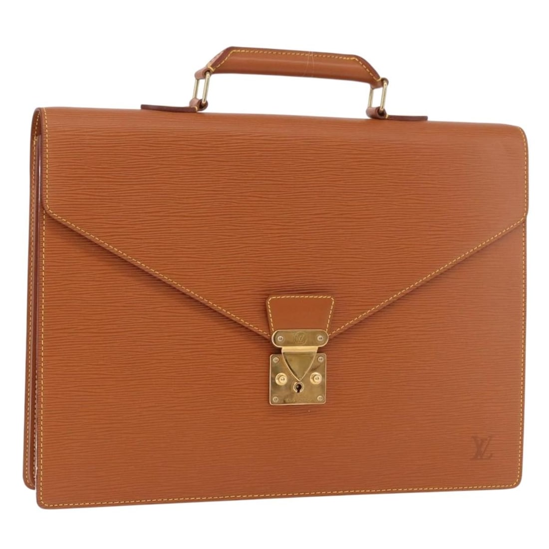 Louis Vuitton M54428 Epi Leather Briefcase in Zipang Gold (1 of 18)