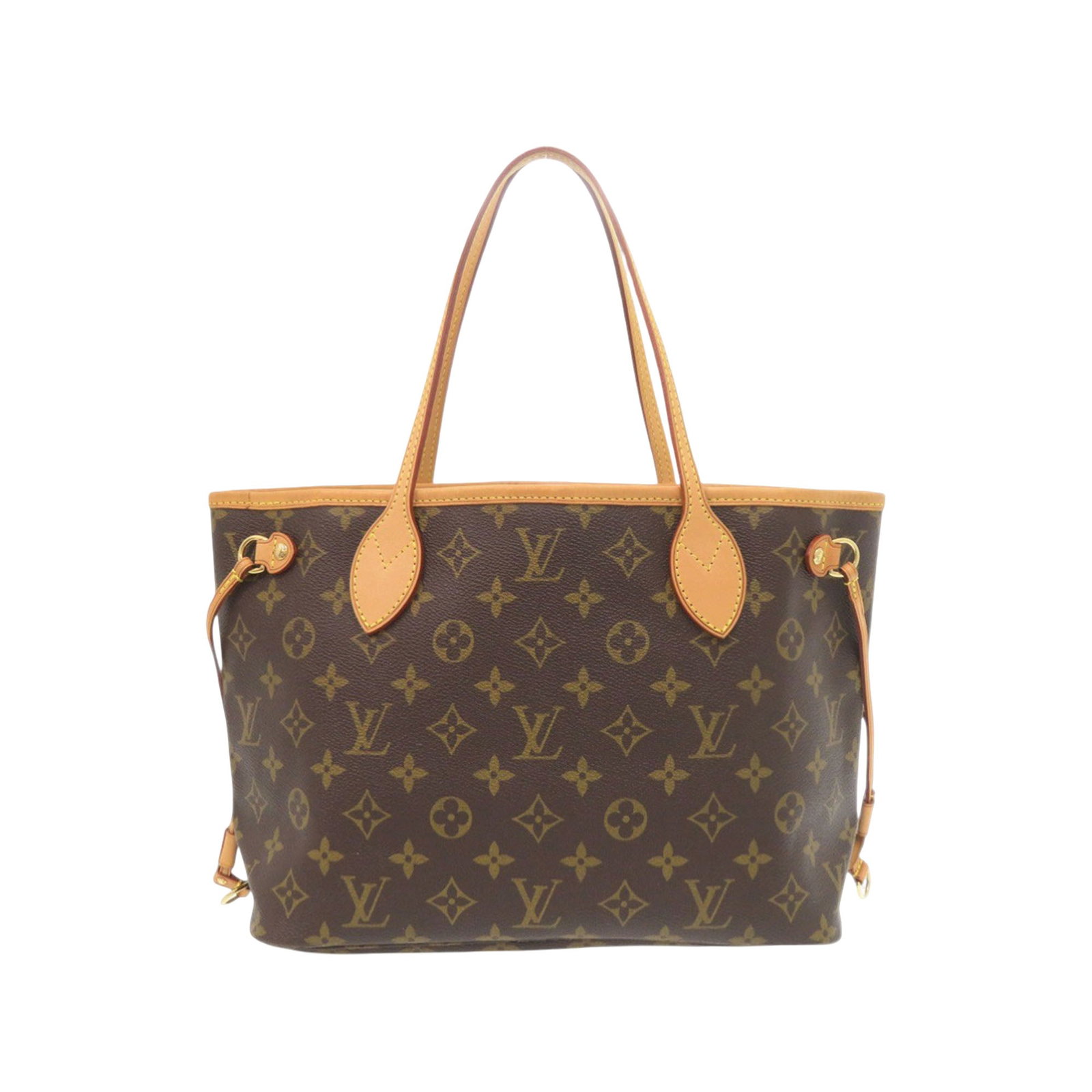 Louis Vuitton Neverfull PM Monogram Canvas Tote Bag: Louis Vuitton Neverfull PM Monogram Canvas Tote Bag This Louis Vuitton Monogram Neverfull PM tote is crafted with a monogram canvas body and vachetta leather trim. It features flat vachetta leather ha