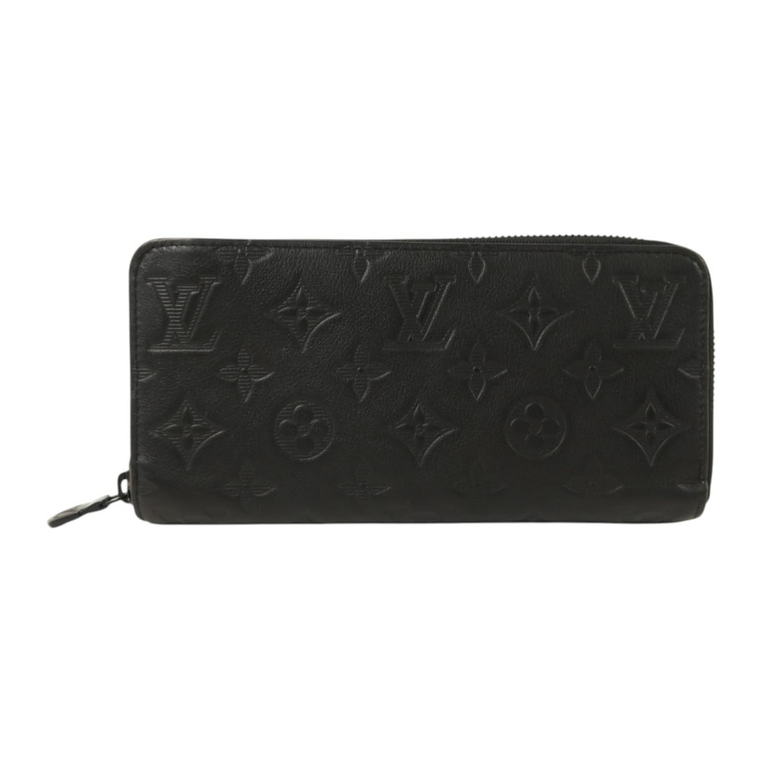 Louis Vuitton Monogram Shadow Black Zippy Long Wallet M80333: Louis Vuitton Monogram Shadow Black Zippy Long Wallet M80333 This Louis Vuitton Zippy Wallet Horizontal in Monogram Shadow Black is crafted from premium calfskin leather and features a sleek, around l
