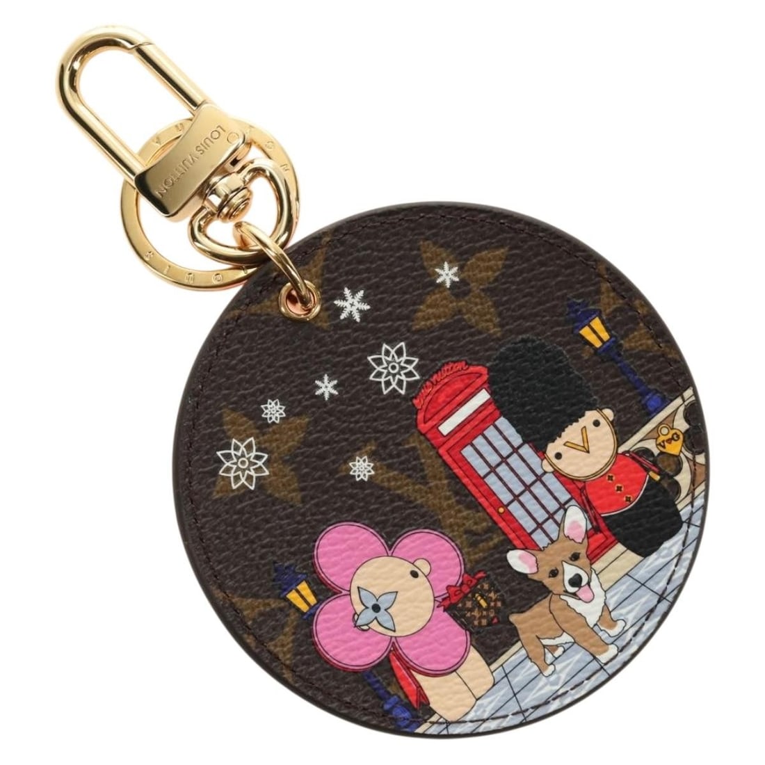 Louis Vuitton M00501 Vivienne Illustre Monogram Canvas Charm (1 of 14)