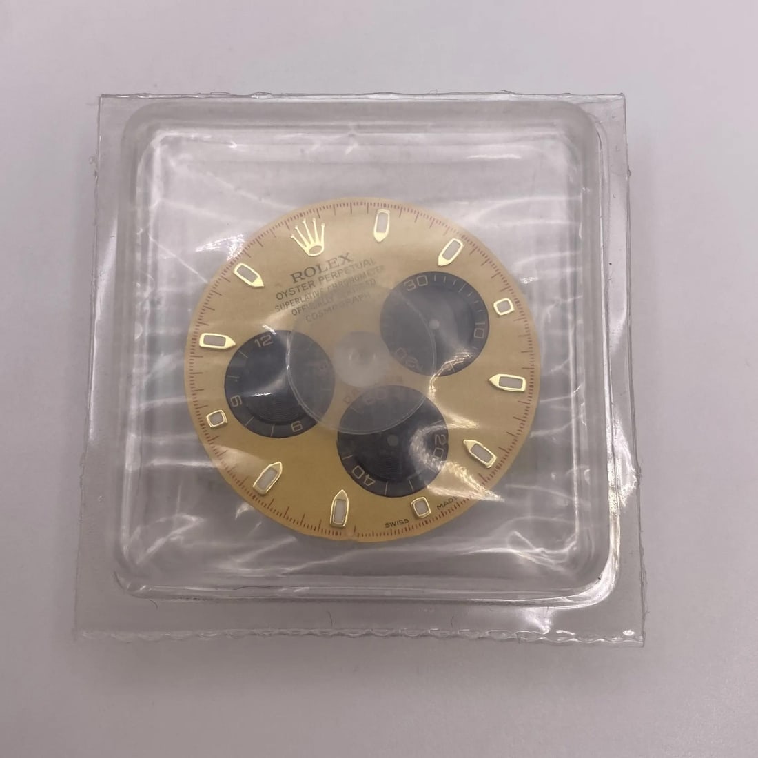 Champagne Paul Newman Dial for Rolex Daytona 116528 Sport Watch: Champagne Paul Newman Dial for Rolex Daytona 116528 Sport Watch This is an un-used Paul Newman champagne dial designed for Rolex Cosmograph Daytona models, including references 116528, 116523, and 116