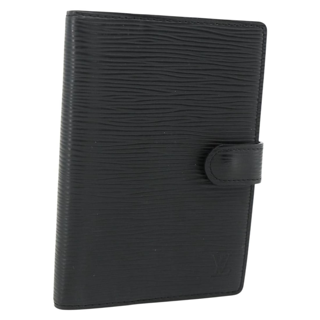 Louis Vuitton R20092 Epi Leather Day Planner Cover Black: Louis Vuitton R20092 Epi Leather Day Planner Cover Black Louis Vuitton Epi Agenda PM day planner cover in black Epi leather. Made in Spain, this compact cover is offered as the item only; box and dust