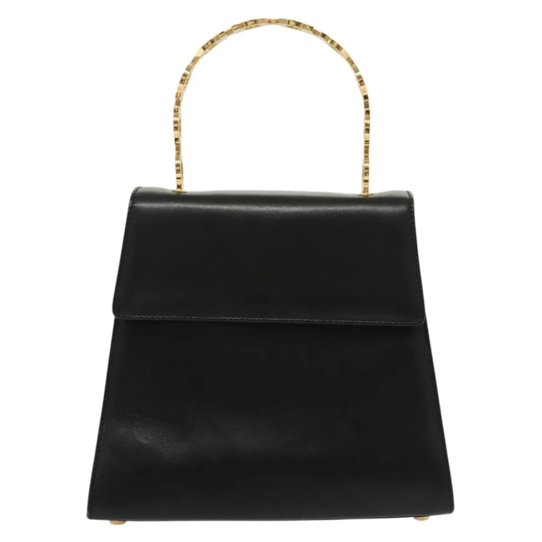 Vintage Ferragamo Gancini Leather Convertible Top Handle Handbag Black: Vintage Ferragamo Gancini Leather Convertible Top Handle Handbag Black This Salvatore Ferragamo Vintage Gancini Convertible Top Handle Bag is crafted from black leather and features a classic top hand