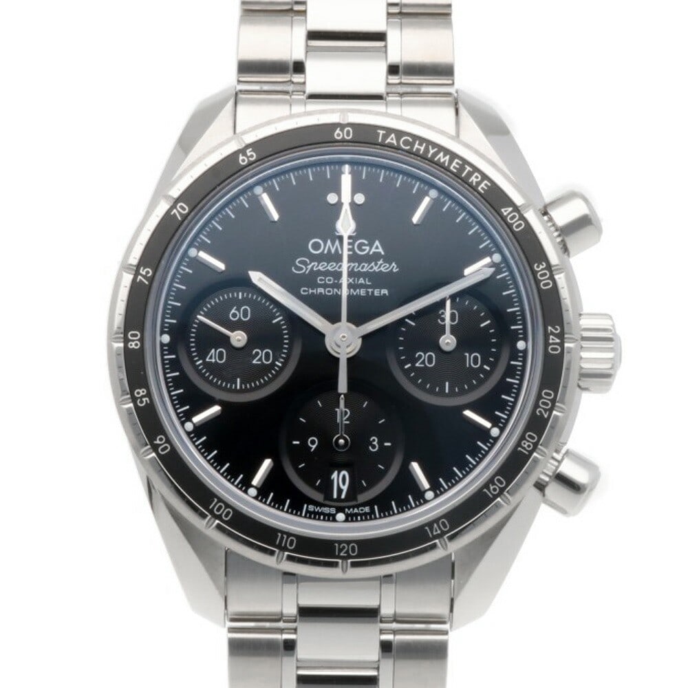 OMEGA Speedmaster Automatic Men's Wristwatch 32430385001001: OMEGA Speedmaster Automatic Men's Wristwatch 32430385001001 This is a pre-owned OMEGA Speedmaster automatic wristwatch designed for men. Crafted in Switzerland, it showcases the brand's renowned preci