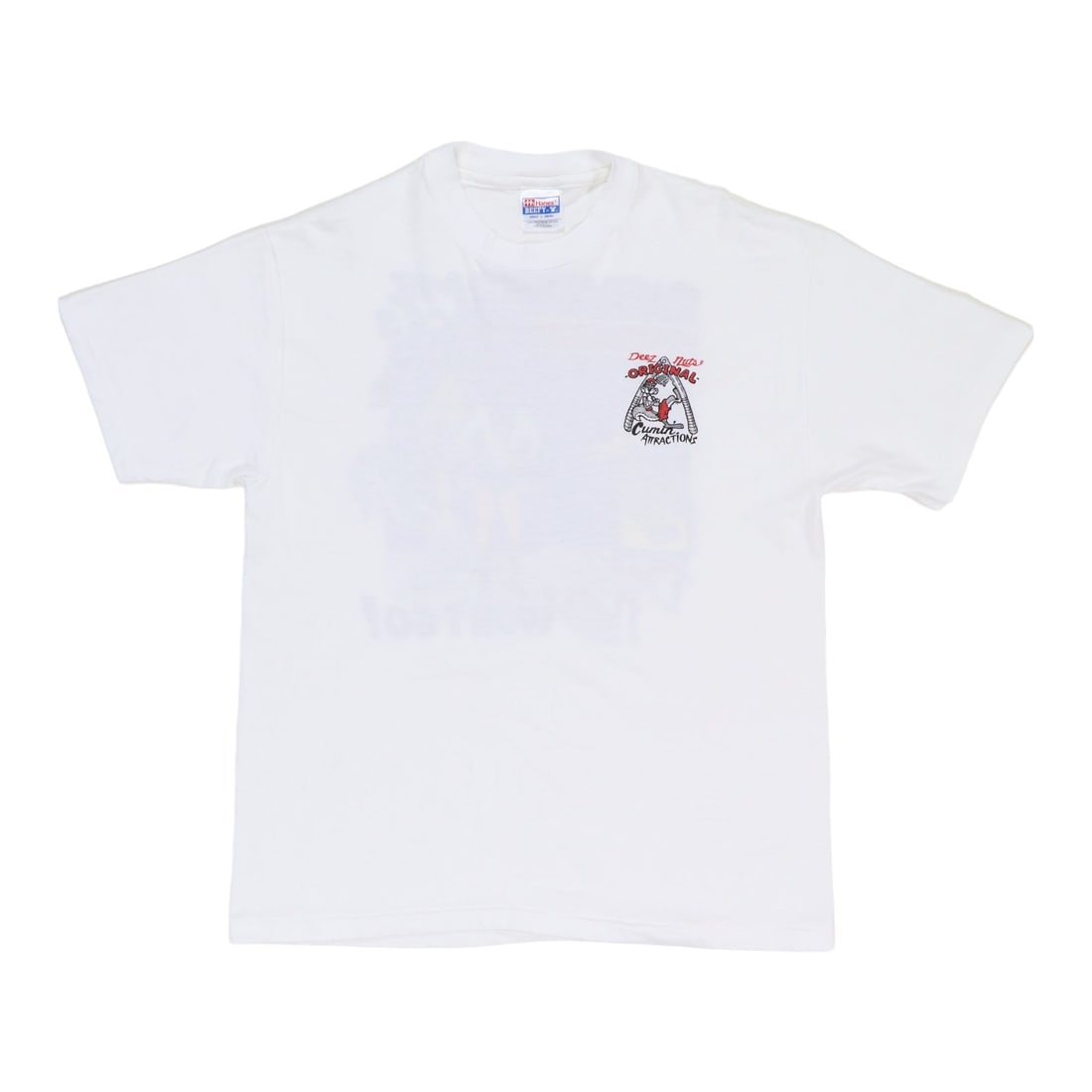 Vintage 1995 Deez Nuts Cumin Attractions Graphic T-Shirt White Cotton (1 of 6)