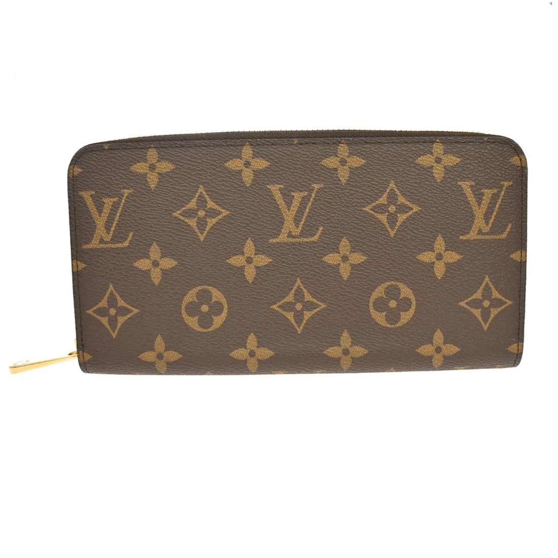 Louis Vuitton M41895 zip around wallet in monogram canvas (1 of 7)