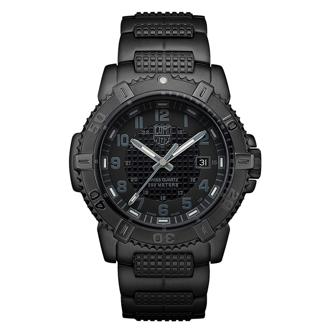 Luminox XS.6252.BO Modern Mariner 45mm Black Dial Diver Watch: Luminox XS.6252.BO Modern Mariner 45mm Black Dial Diver Watch This Luminox Modern Mariner men's diver watch features a robust 45mm PVD coated stainless steel case with a sleek black dial and a unique 