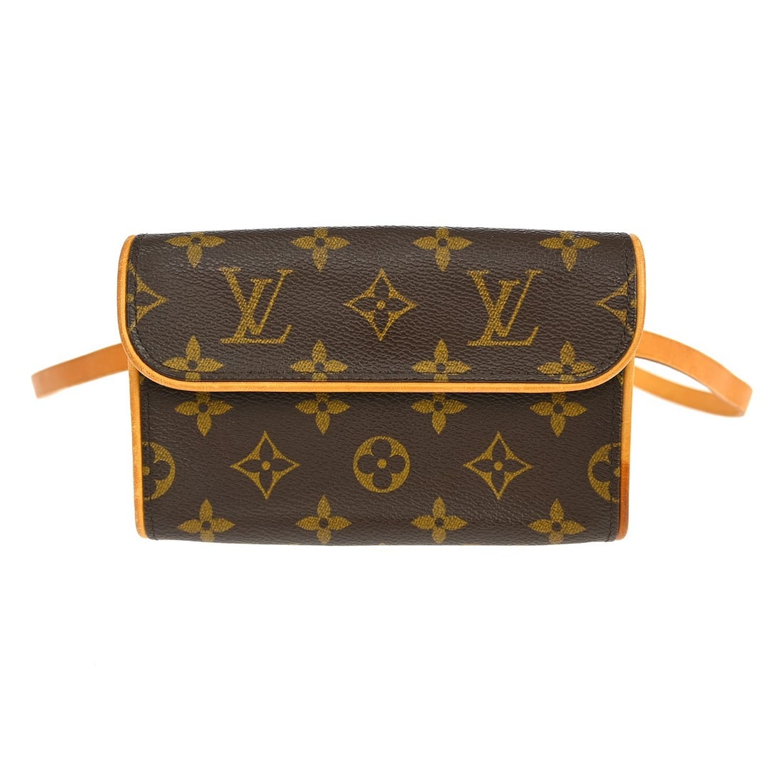 Louis Vuitton Pochette Florentine Monogram Canvas Small Belt Bag: Louis Vuitton Pochette Florentine Monogram Canvas Small Belt Bag Vintage Louis Vuitton Pochette Florentine bum bag in brown Monogram canvas and leather. This small women's bag features a magnetic snap