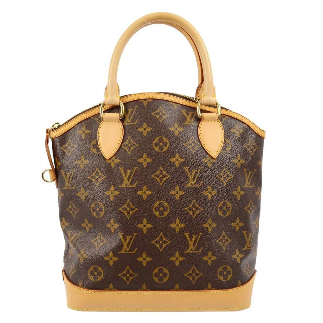 Louis Vuitton Lockit Monogram Canvas Tote Bag M40102 Brown: Louis Vuitton Lockit Monogram Canvas Tote Bag M40102 Brown Louis Vuitton Lockit tote handbag in brown Monogram canvas with leather trim. This medium tote features a zip closure and two interior pocket