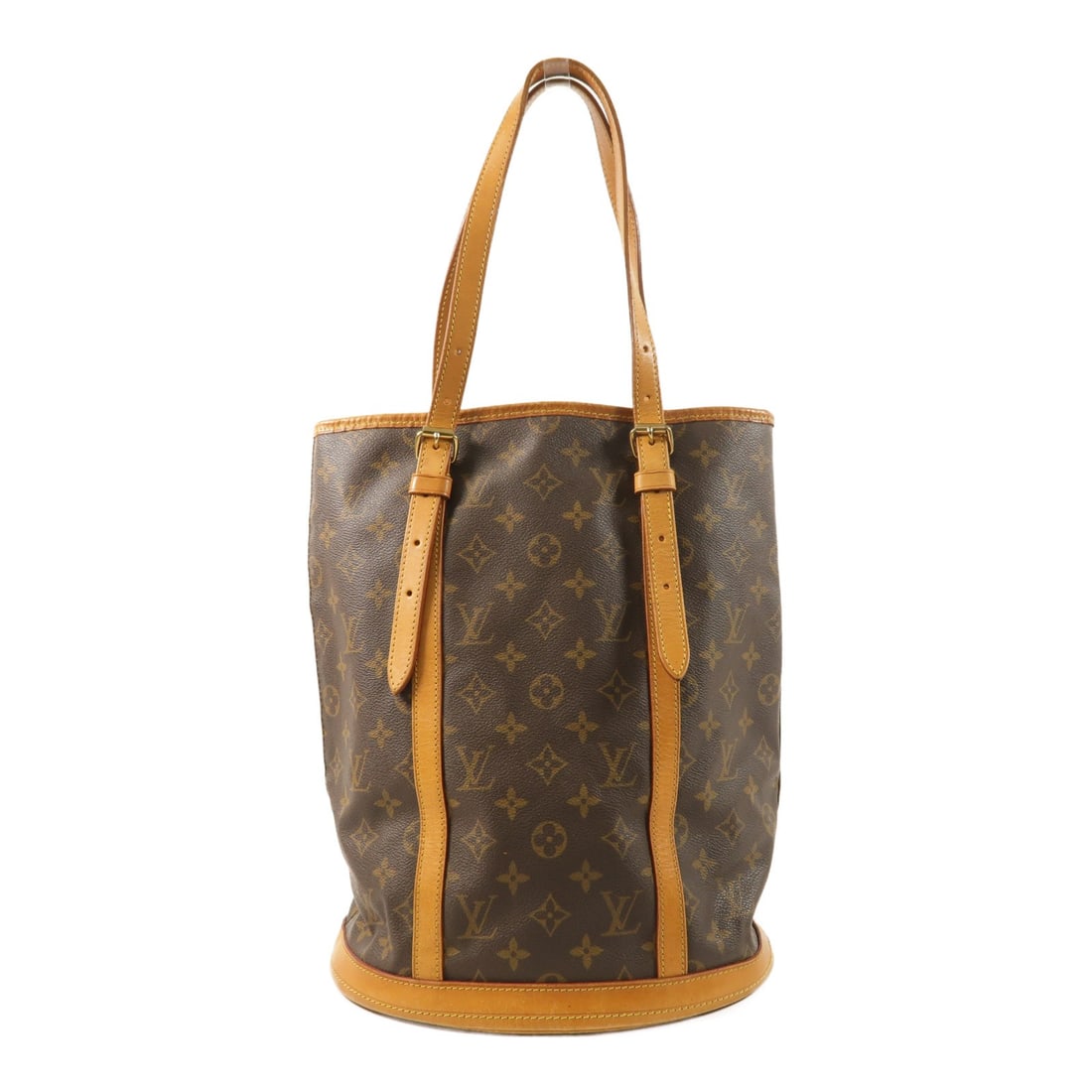 Louis Vuitton Bucket GM Monogram Shoulder Tote with Gold Hardware Brown (1 of 18)