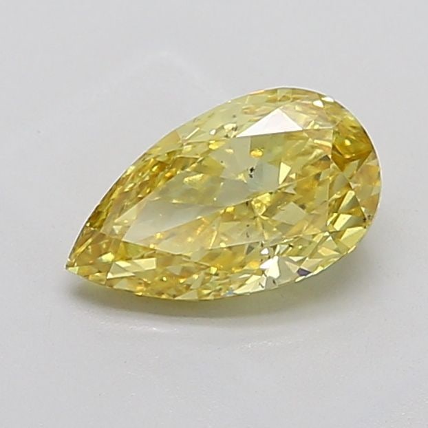 Loose Diamond - PEAR 2.08ct Fancy Vivid Yellow VS2: Loose Diamond - PEAR 2.08ct Fancy Vivid Yellow VS2 Source: This is a real non-mined Diamond that has been grown in a lab Shape: PEAR Carats: 2.08 Color: Fancy Vivid Yellow Certification: IGI Video: