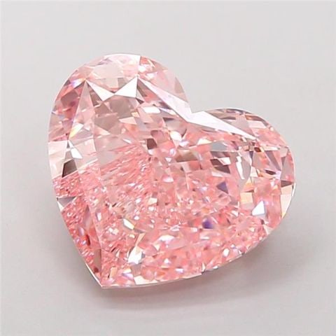 Loose Diamond - HEART 5.04ct Fancy Intense Pink SI1: Loose Diamond - HEART 5.04ct Fancy Intense Pink SI1 Source: This is a real non-mined Diamond that has been grown in a lab Shape: HEART Carats: 5.04 Color: Fancy Intense Pink Certification: IGI Video: