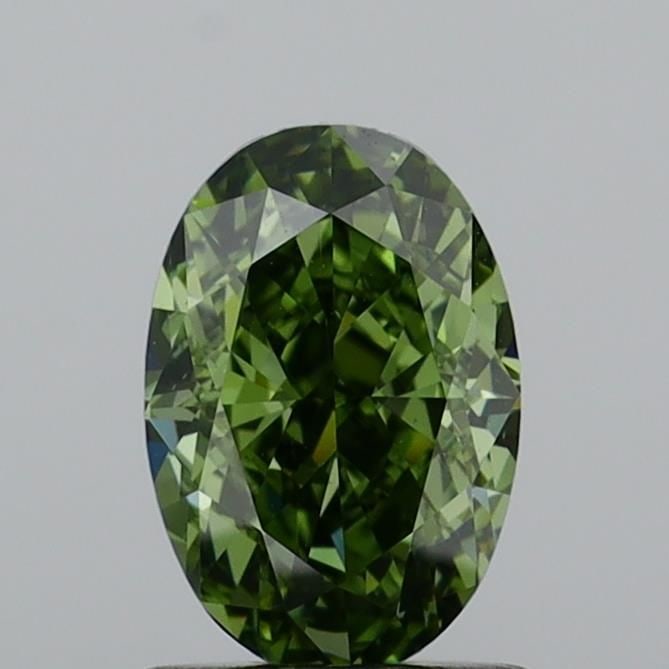 Loose Diamond - OVAL 1.51ct Fancy Vivid Green VS1 (1 of 1)