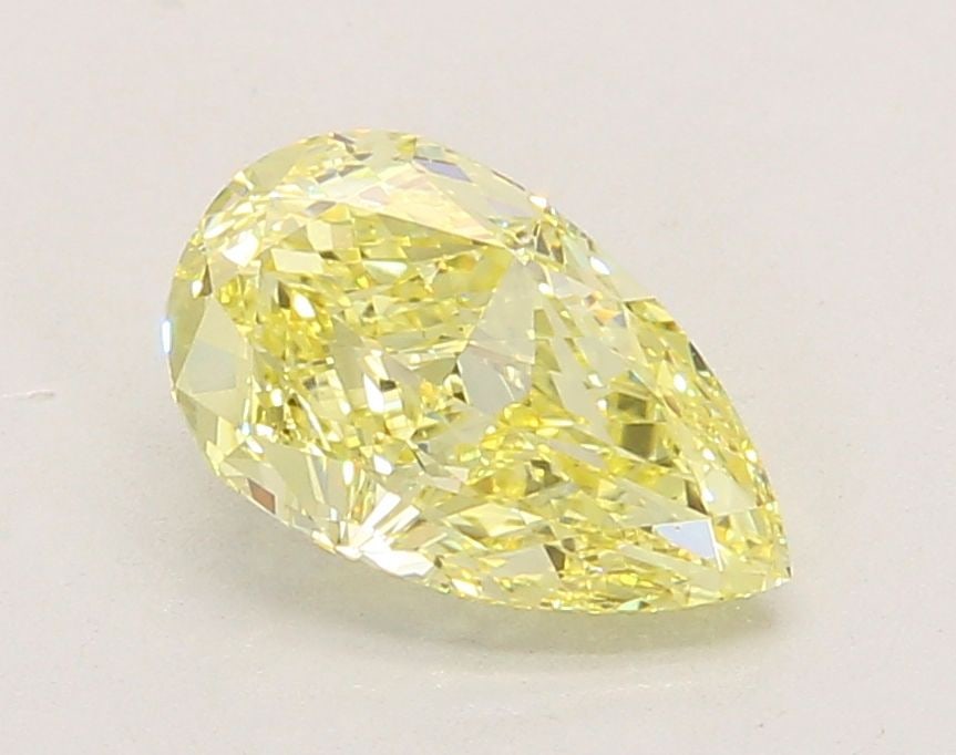 Loose Diamond - PEAR 2.03ct Fancy Intense Yellow VS1: Loose Diamond - PEAR 2.03ct Fancy Intense Yellow VS1 Source: This is a real non-mined Diamond that has been grown in a lab Shape: PEAR Carats: 2.03 Color: Fancy Intense Yellow Certification: IGI Video