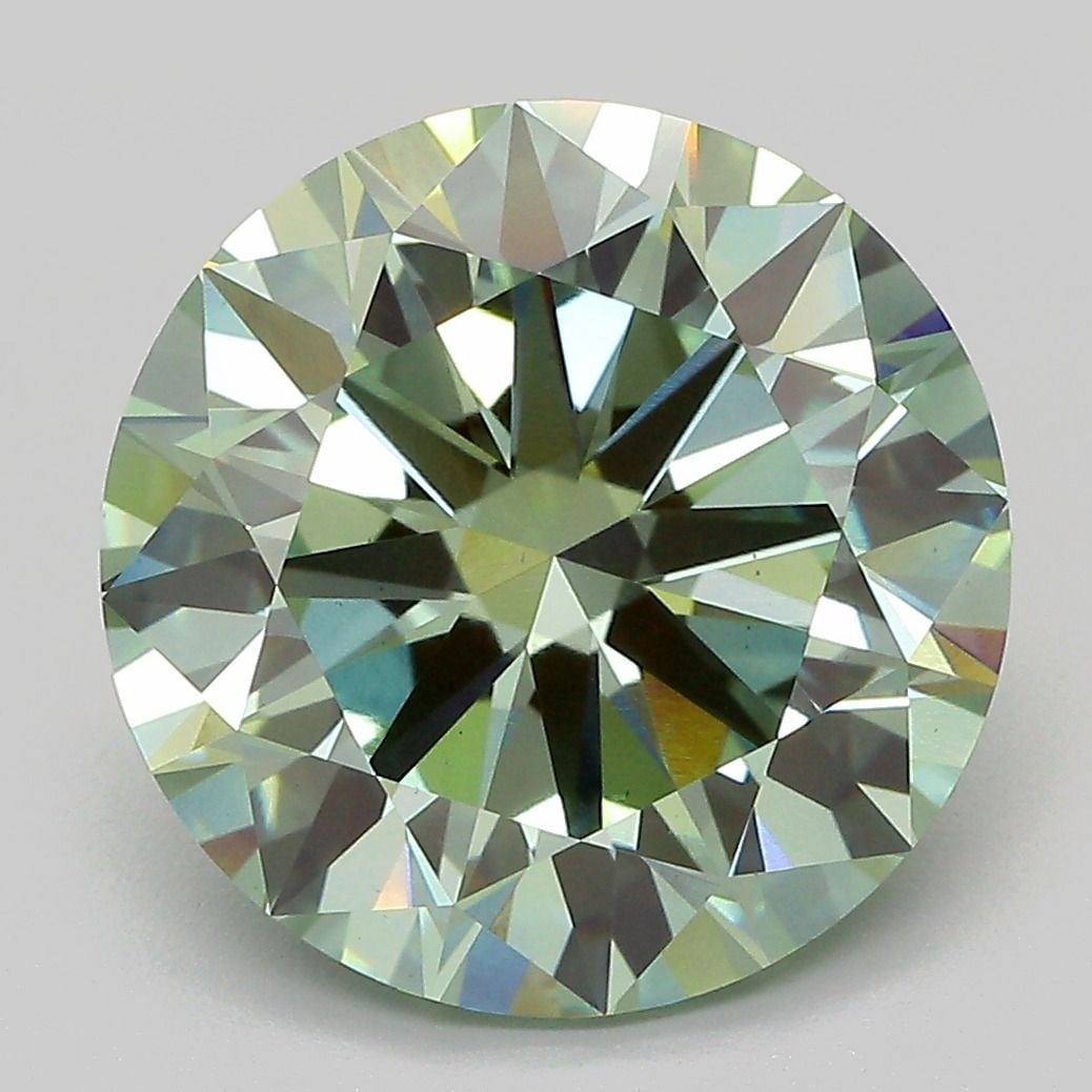 Loose Diamond - ROUND 7.0ct Fancy Vivid Green VS1: Loose Diamond - ROUND 7.0ct Fancy Vivid Green VS1 Source: This is a real non-mined Diamond that has been grown in a lab Shape: ROUND Carats: 7.0 Color: Fancy Vivid Green Certification: IGI Video: