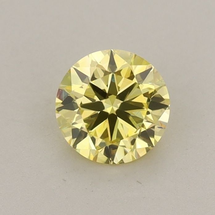 Loose Diamond - ROUND 0.52ct Fancy Intense Yellow VVS2: Loose Diamond - ROUND 0.52ct Fancy Intense Yellow VVS2 Source: This is a real non-mined Diamond that has been grown in a lab Shape: ROUND Carats: 0.52 Color: Fancy Intense Yellow Certification: IGI Vi