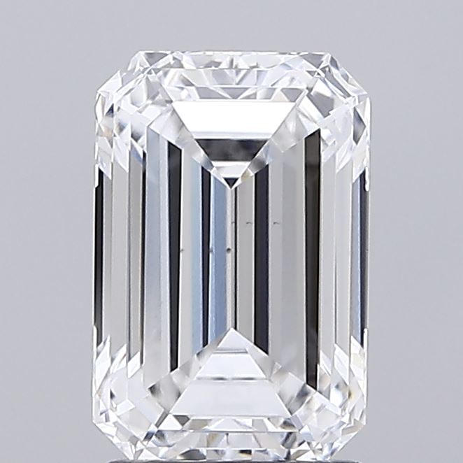 Loose Diamond - EMERALD 2.06ct D VS1: Loose Diamond - EMERALD 2.06ct D VS1 Source: This is a real non-mined Diamond that has been grown in a lab Shape: EMERALD Carats: 2.06 Color: D Clarity: VS1 Certification: IGI Condition: Pre-Owned PLE