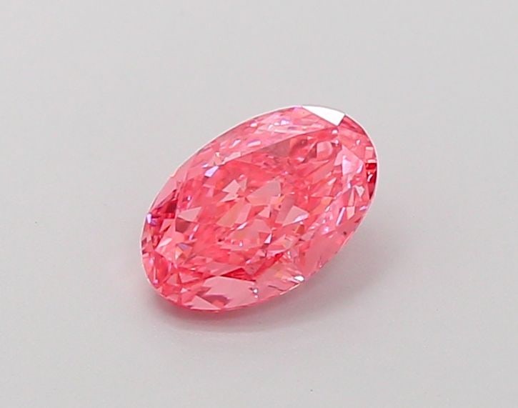Loose Diamond - OVAL 0.68ct Fancy Vivid Pink VS1: Loose Diamond - OVAL 0.68ct Fancy Vivid Pink VS1 Source: This is a real non-mined Diamond that has been grown in a lab Shape: OVAL Carats: 0.68 Color: Fancy Vivid Pink Certification: IGI Video: