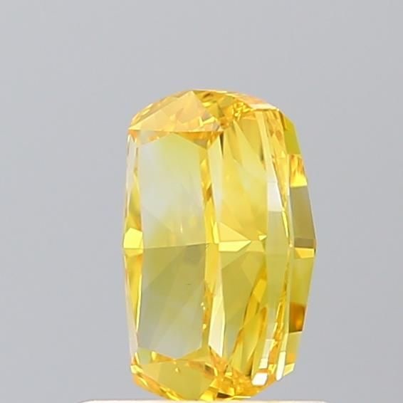 Loose Diamond - CUSHION MODIFIED 1.01ct Fancy Vivid Yellow VS2: Loose Diamond - CUSHION MODIFIED 1.01ct Fancy Vivid Yellow VS2 Source: This is a real non-mined Diamond that has been grown in a lab Shape: CUSHION MODIFIED Carats: 1.01 Color: Fancy Vivid Yellow Cert