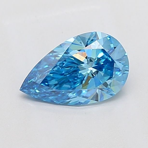 Loose Diamond - PEAR 1.03ct Fancy Vivid Blue VVS2: Loose Diamond - PEAR 1.03ct Fancy Vivid Blue VVS2 Source: This is a real non-mined Diamond that has been grown in a lab Shape: PEAR Carats: 1.03 Color: Fancy Vivid Blue Certification: IGI Video: