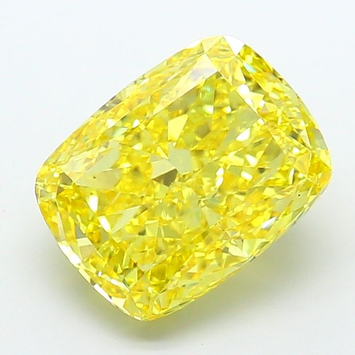 Loose Diamond - CUSHION MODIFIED 8.09ct Fancy Vivid Yellow VS1: Loose Diamond - CUSHION MODIFIED 8.09ct Fancy Vivid Yellow VS1 Source: This is a real non-mined Diamond that has been grown in a lab Shape: CUSHION MODIFIED Carats: 8.09 Color: Fancy Vivid Yellow