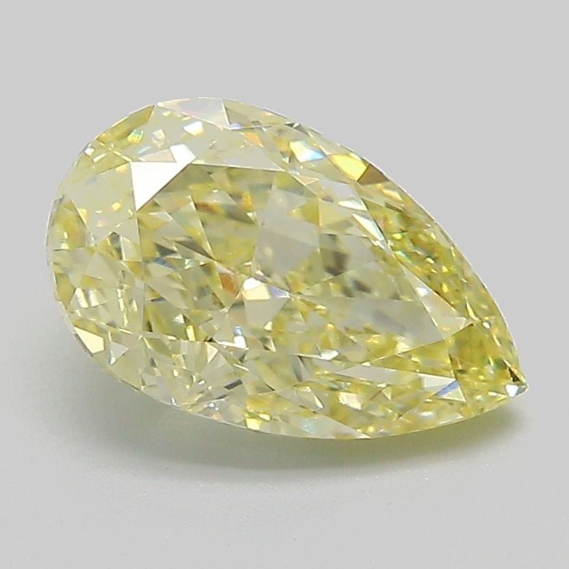 Loose Diamond - PEAR 2.14ct Fancy Yellow VS1: Loose Diamond - PEAR 2.14ct Fancy Yellow VS1 Source: This is a real non-mined Diamond that has been grown in a lab Shape: PEAR Carats: 2.14 Color: Fancy Yellow Certification: IGI Video: Video Link