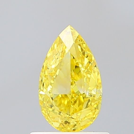 Loose Diamond - PEAR 1.01ct Fancy Vivid Yellow VS2: Loose Diamond - PEAR 1.01ct Fancy Vivid Yellow VS2 Source: This is a real non-mined Diamond that has been grown in a lab Shape: PEAR Carats: 1.01 Color: Fancy Vivid Yellow Certification: IGI Video: