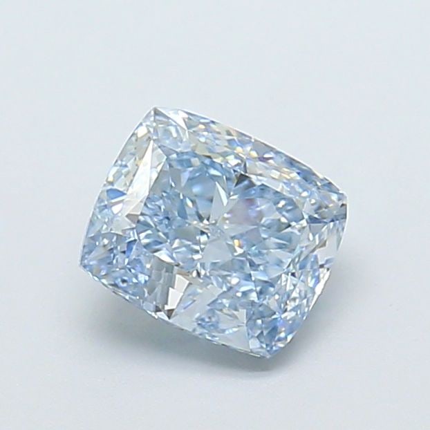 Loose Diamond - CUSHION MODIFIED 1.33ct Fancy Intense Blue VVS1: Loose Diamond - CUSHION MODIFIED 1.33ct Fancy Intense Blue VVS1 Source: This is a real non-mined Diamond that has been grown in a lab Shape: CUSHION MODIFIED Carats: 1.33 Color: Fancy Intense Blue