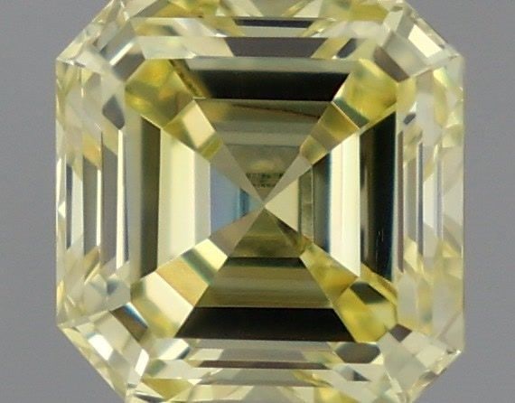 Loose Diamond - ASSCHER 0.55ct Fancy Intense Yellow VVS1: Loose Diamond - ASSCHER 0.55ct Fancy Intense Yellow VVS1 Source: This is a real non-mined Diamond that has been grown in a lab Shape: ASSCHER Carats: 0.55 Color: Fancy Intense Yellow Certification: IG
