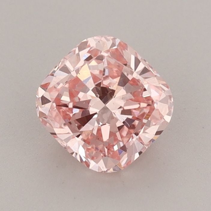 Loose Diamond - CUSHION BRILLIANT 0.86ct Fancy Vivid Pink VS2: Loose Diamond - CUSHION BRILLIANT 0.86ct Fancy Vivid Pink VS2 Source: This is a real non-mined Diamond that has been grown in a lab Shape: CUSHION BRILLIANT Carats: 0.86 Color: Fancy Vivid Pink Certif