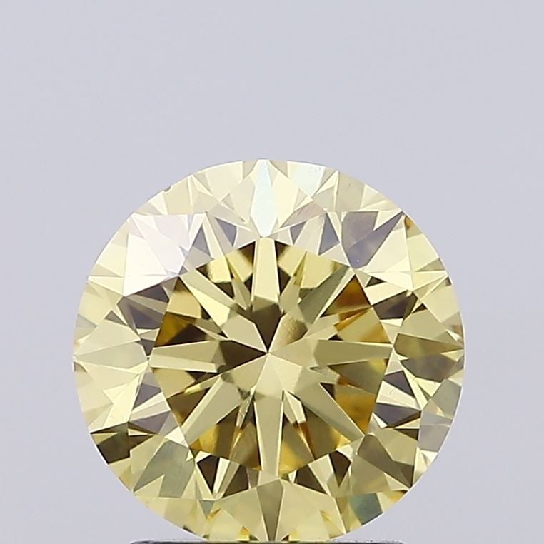 Loose Diamond - ROUND 2.05ct Fancy Intense Yellow VS1: Loose Diamond - ROUND 2.05ct Fancy Intense Yellow VS1 Source: This is a real non-mined Diamond that has been grown in a lab Shape: ROUND Carats: 2.05 Color: Fancy Intense Yellow Certification: IGI Vid