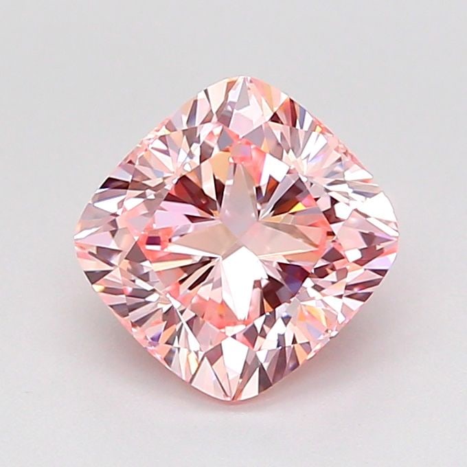 Loose Diamond - CUSHION MODIFIED 1.53ct Fancy Intense Pink VVS2: Loose Diamond - CUSHION MODIFIED 1.53ct Fancy Intense Pink VVS2 Source: This is a real non-mined Diamond that has been grown in a lab Shape: CUSHION MODIFIED Carats: 1.53 Color: Fancy Intense Pink Cer