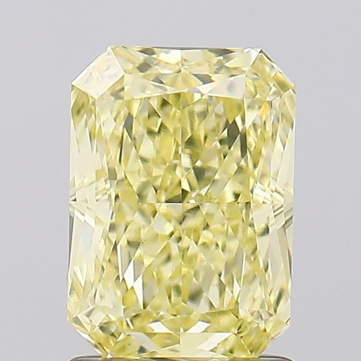 Loose Diamond - RADIANT 1.53ct Fancy Intense Yellow VS1: Loose Diamond - RADIANT 1.53ct Fancy Intense Yellow VS1 Source: This is a real non-mined Diamond that has been grown in a lab Shape: RADIANT Carats: 1.53 Color: Fancy Intense Yellow Certification: IGI