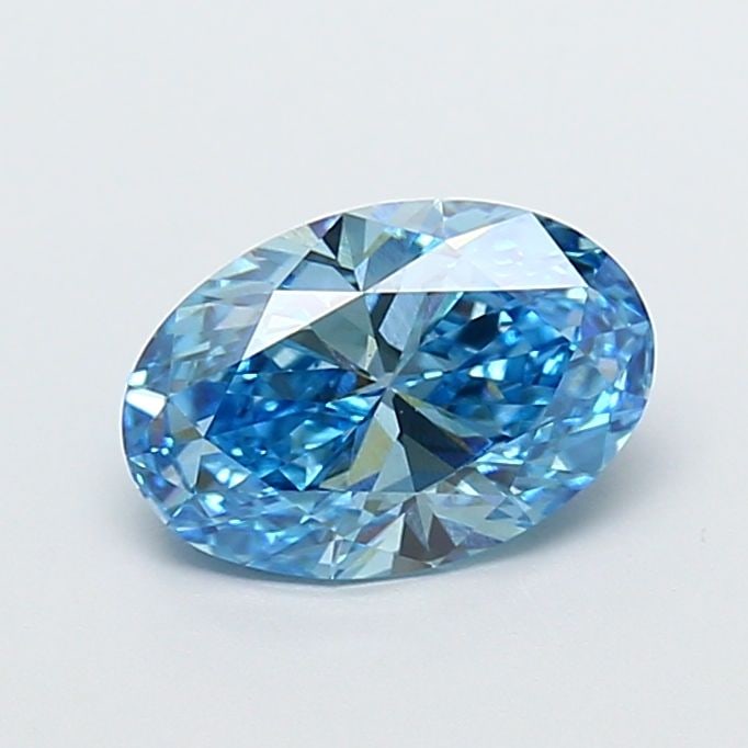 Loose Diamond - OVAL 1.51ct Fancy Vivid Blue VS1: Loose Diamond - OVAL 1.51ct Fancy Vivid Blue VS1 Source: This is a real non-mined Diamond that has been grown in a lab Shape: OVAL Carats: 1.51 Color: Fancy Vivid Blue Certification: IGI Video: