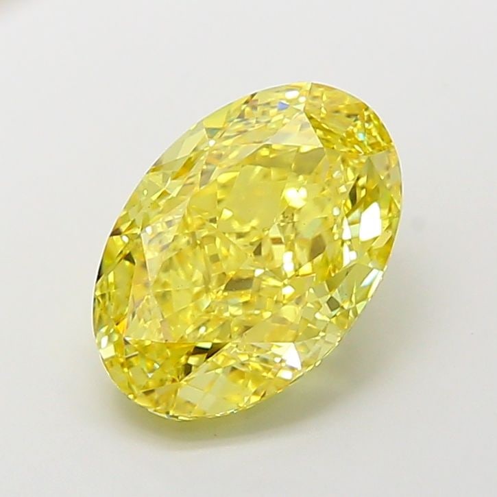 Loose Diamond - OVAL 5.03ct Fancy Intense Yellow VS2: Loose Diamond - OVAL 5.03ct Fancy Intense Yellow VS2 Source: This is a real non-mined Diamond that has been grown in a lab Shape: OVAL Carats: 5.03 Color: Fancy Intense Yellow Certification: IGI Video