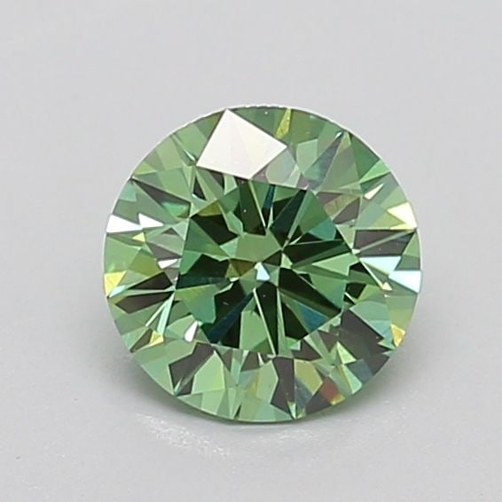 Loose Diamond - ROUND 0.74ct Fancy Vivid Green VS1: Loose Diamond - ROUND 0.74ct Fancy Vivid Green VS1 Source: This is a real non-mined Diamond that has been grown in a lab Shape: ROUND Carats: 0.74 Color: Fancy Vivid Green Certification: IGI PLEASE NO