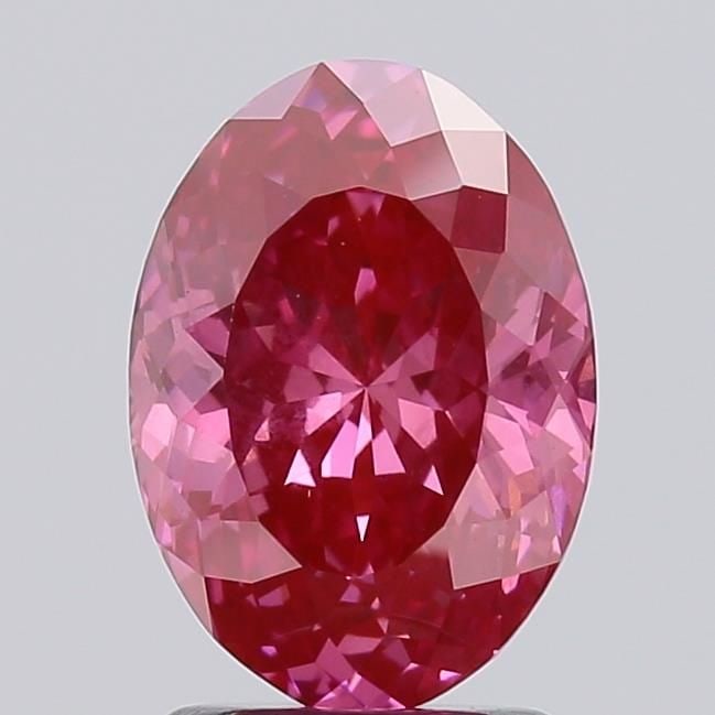 Loose Diamond - OVAL 2.01ct Fancy Pink VS1: Loose Diamond - OVAL 2.01ct Fancy Pink VS1 Source: This is a real non-mined Diamond that has been grown in a lab Shape: OVAL Carats: 2.01 Color: Fancy Pink Certification: NONE Video: