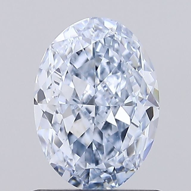 Loose Diamond - OVAL 1.01ct Fancy Light Blue VS1: Loose Diamond - OVAL 1.01ct Fancy Light Blue VS1 Source: This is a real non-mined Diamond that has been grown in a lab Shape: OVAL Carats: 1.01 Color: Fancy Light Blue Certification: IGI Video: