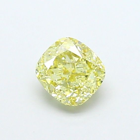 Loose Diamond - CUSHION MODIFIED 0.89ct Fancy Light Yellow VVS2: Loose Diamond - CUSHION MODIFIED 0.89ct Fancy Light Yellow VVS2 Source: This is a real non-mined Diamond that has been grown in a lab Shape: CUSHION MODIFIED Carats: 0.89 Color: Fancy Light Yellow Cer