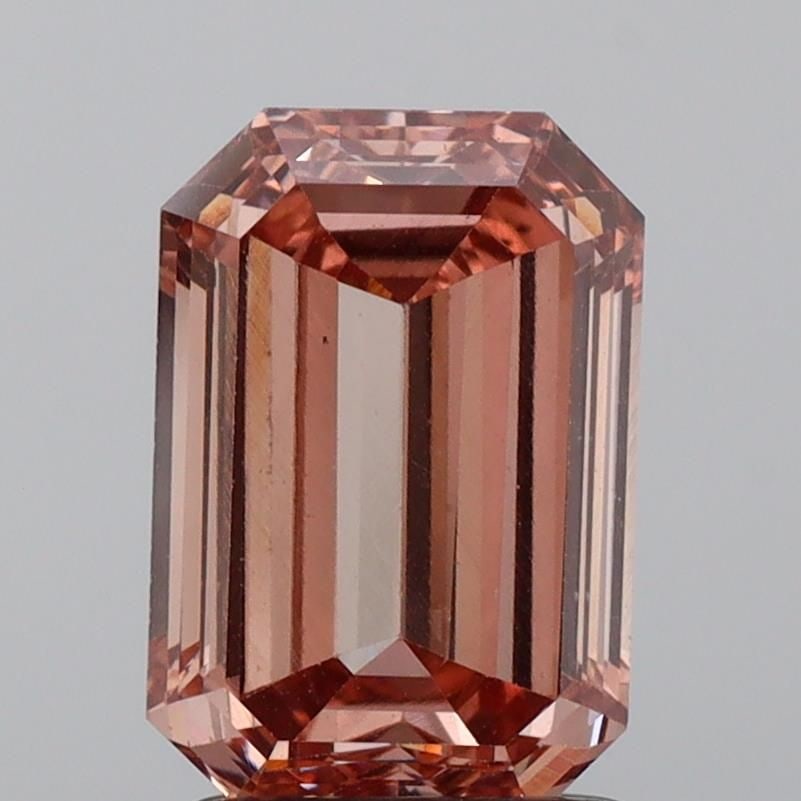 Loose Diamond - EMERALD 1.81ct Fancy Brown VS1: Loose Diamond - EMERALD 1.81ct Fancy Brown VS1 Source: This is a real non-mined Diamond that has been grown in a lab Shape: EMERALD Carats: 1.81 Color: Fancy Brown Certification: IGI Video: