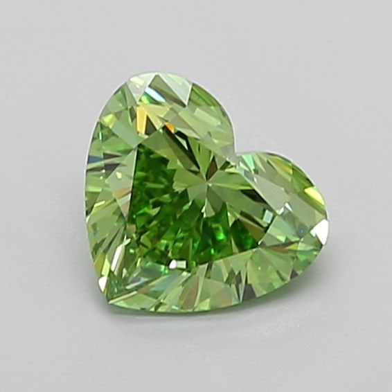 Loose Diamond - HEART 1.15ct Fancy Vivid Green VVS2: Loose Diamond - HEART 1.15ct Fancy Vivid Green VVS2 Source: This is a real non-mined Diamond that has been grown in a lab Shape: HEART Carats: 1.15 Color: Fancy Vivid Green Certification: IGI PLEASE N