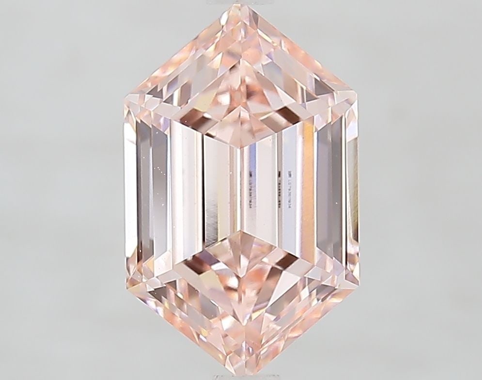 Loose Diamond - HEXAGONAL 2.58ct Fancy Intense Pink VVS2: Loose Diamond - HEXAGONAL 2.58ct Fancy Intense Pink VVS2 Source: This is a real non-mined Diamond that has been grown in a lab Shape: HEXAGONAL Carats: 2.58 Color: Fancy Intense Pink Certification: