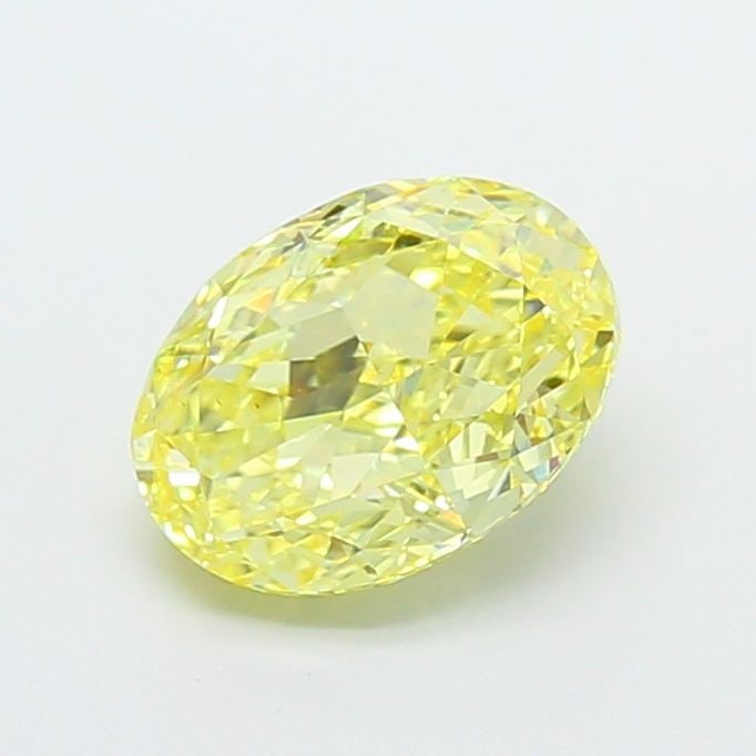 Loose Diamond - OVAL 3.03ct Fancy Intense Yellow VS1: Loose Diamond - OVAL 3.03ct Fancy Intense Yellow VS1 Source: This is a real non-mined Diamond that has been grown in a lab Shape: OVAL Carats: 3.03 Color: Fancy Intense Yellow Certification: IGI Video