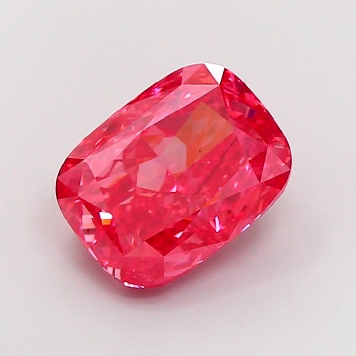 Loose Diamond - CUSHION MODIFIED 4.53ct Fancy Vivid Pink VS2: Loose Diamond - CUSHION MODIFIED 4.53ct Fancy Vivid Pink VS2 Source: This is a real non-mined Diamond that has been grown in a lab Shape: CUSHION MODIFIED Carats: 4.53 Color: Fancy Vivid Pink Certific