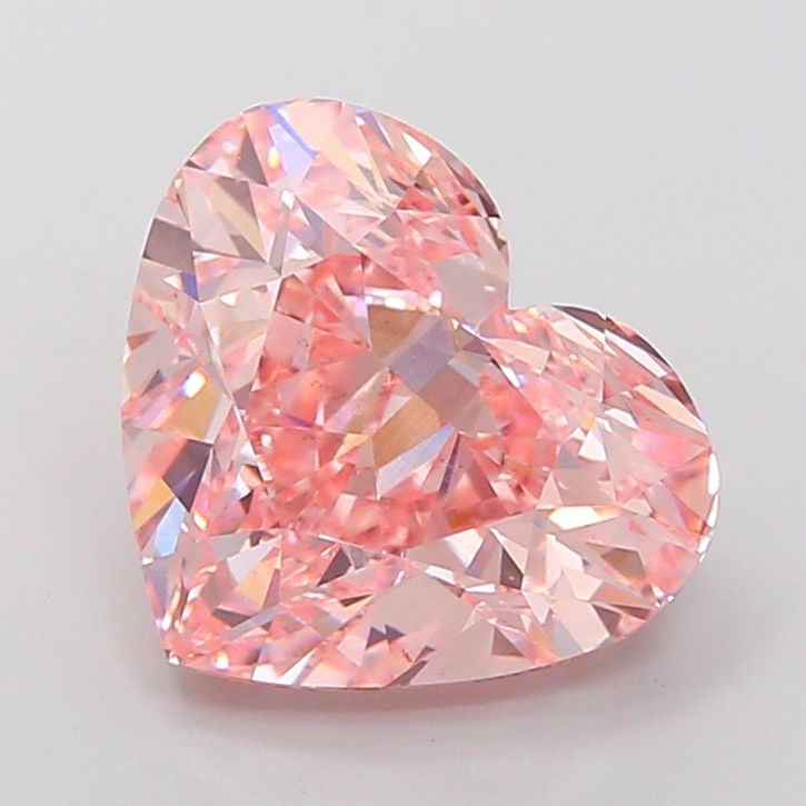 Loose Diamond - HEART 6.0ct Fancy Intense Pink VS1: Loose Diamond - HEART 6.0ct Fancy Intense Pink VS1 Source: This is a real non-mined Diamond that has been grown in a lab Shape: HEART Carats: 6.0 Color: Fancy Intense Pink Certification: IGI Video: