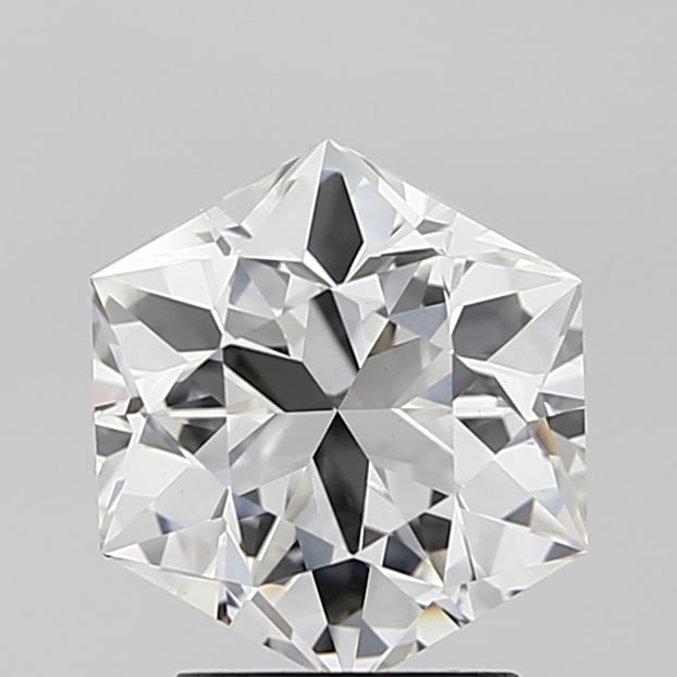 Loose Diamond - HEXAGONAL 2.7ct F VS1: Loose Diamond - HEXAGONAL 2.7ct F VS1 Source: This is a real non-mined Diamond that has been grown in a lab Shape: HEXAGONAL Carats: 2.7 Color: F Clarity: VS1 Certification: IGI Condition: Pre-Owned P