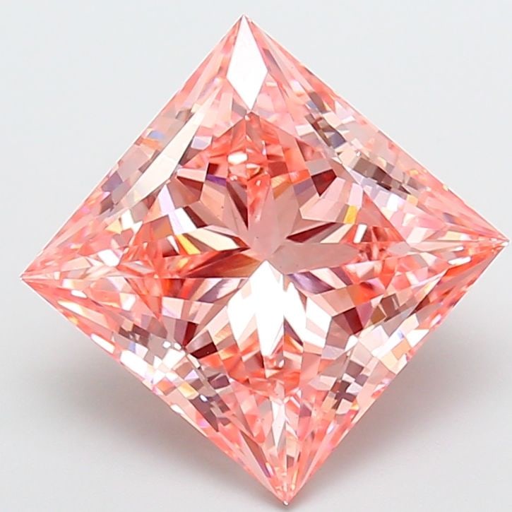 Loose Diamond - PRINCESS 9.1ct Fancy Vivid Pink VS1: Loose Diamond - PRINCESS 9.1ct Fancy Vivid Pink VS1 Source: This is a real non-mined Diamond that has been grown in a lab Shape: PRINCESS Carats: 9.1 Color: Fancy Vivid Pink Certification: IGI Video: