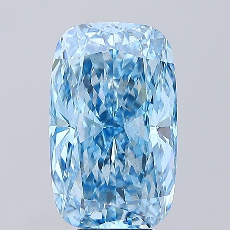 Loose Diamond - CUSHION MODIFIED 7.08ct Fancy Vivid Blue VS2: Loose Diamond - CUSHION MODIFIED 7.08ct Fancy Vivid Blue VS2 Source: This is a real non-mined Diamond that has been grown in a lab Shape: CUSHION MODIFIED Carats: 7.08 Color: Fancy Vivid Blue Certific