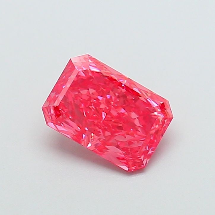 Loose Diamond - RADIANT 2.1ct Fancy Vivid Pink VS2: Loose Diamond - RADIANT 2.1ct Fancy Vivid Pink VS2 Source: This is a real non-mined Diamond that has been grown in a lab Shape: RADIANT Carats: 2.1 Color: Fancy Vivid Pink Certification: IGI Video: