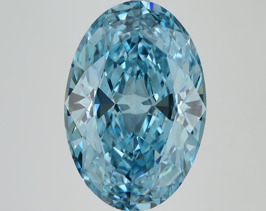 Loose Diamond - OVAL 7.41ct Blue VS1: Loose Diamond - OVAL 7.41ct Blue VS1 Source: This is a real non-mined Diamond that has been grown in a lab Shape: OVAL Carats: 7.41 Color: Blue Clarity: VS1 Certification: IGI Condition: Pre-Owned PLE
